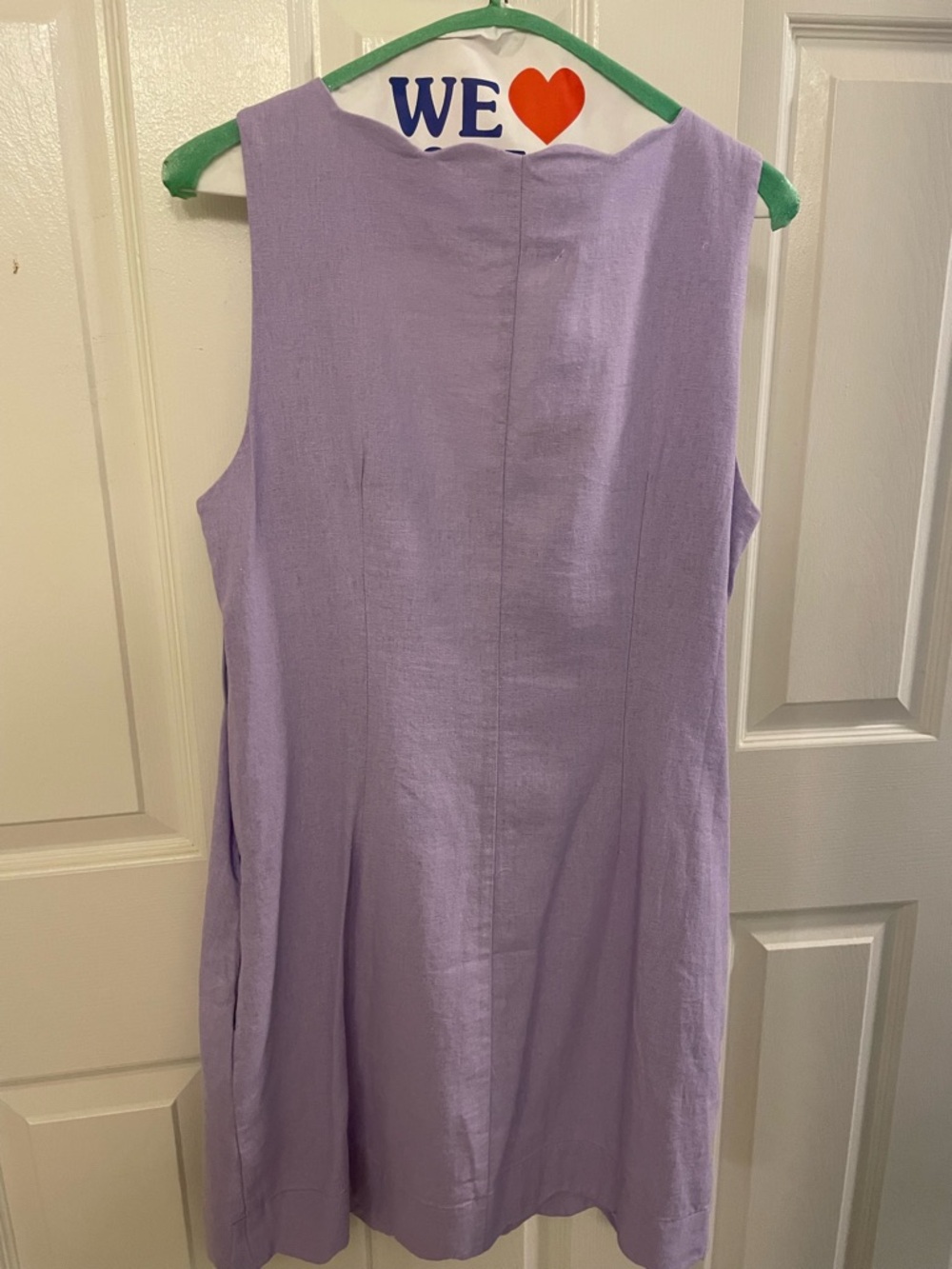 ForCynthia lilac linen mini dress NWT , size M - Picture 3 of 3